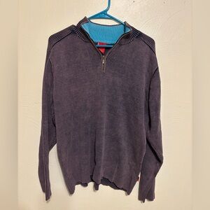 Levi’s Vintage Ribbed Half Zip Sweater – L – Made in Hong Kong